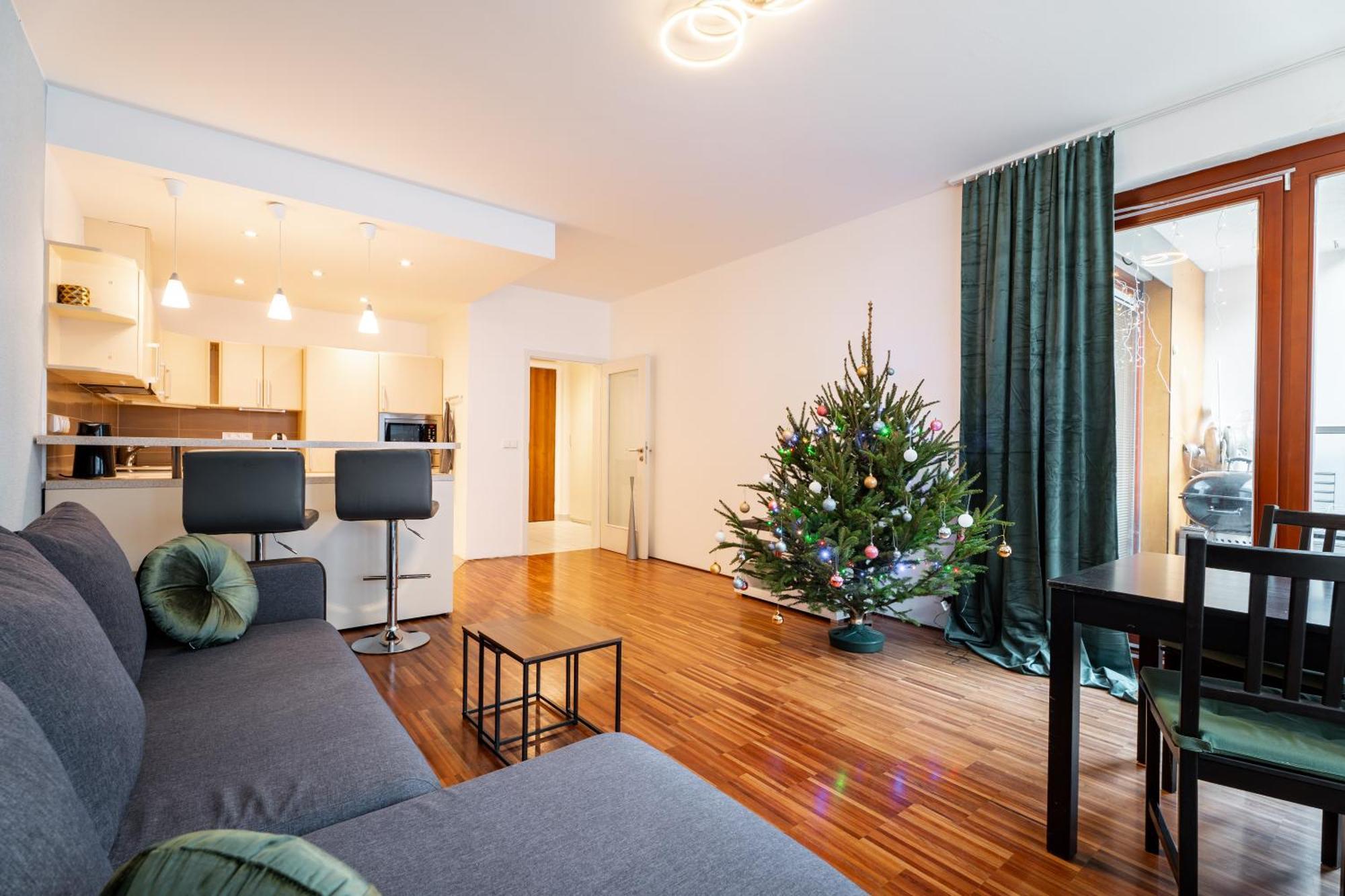 Auriapartments Karlin 2Kk S Terasou A Parkovanim Praha Bagian luar foto