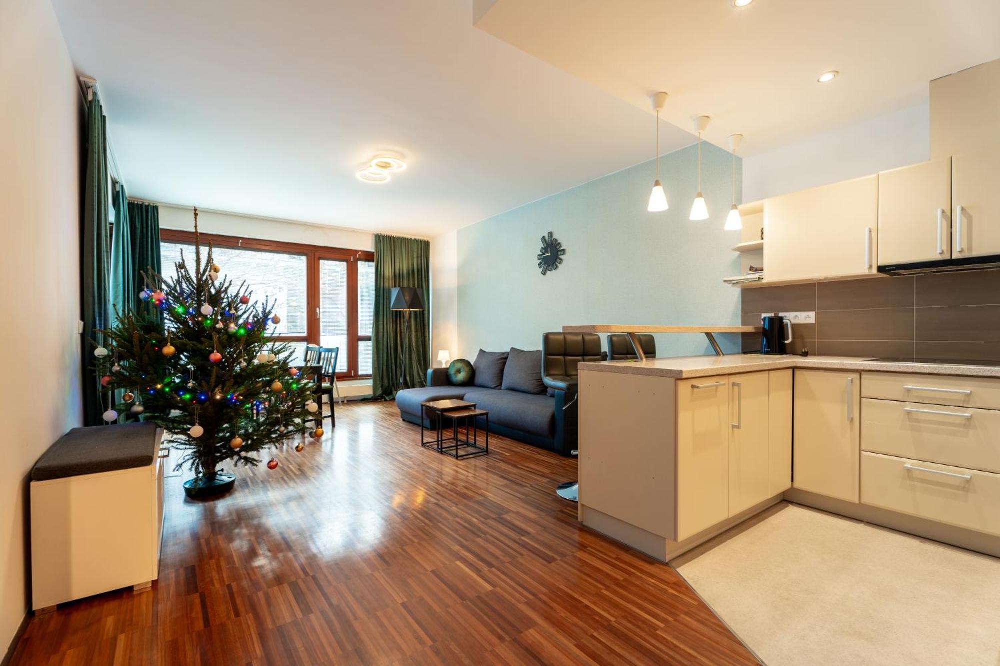 Auriapartments Karlin 2Kk S Terasou A Parkovanim Praha Bagian luar foto