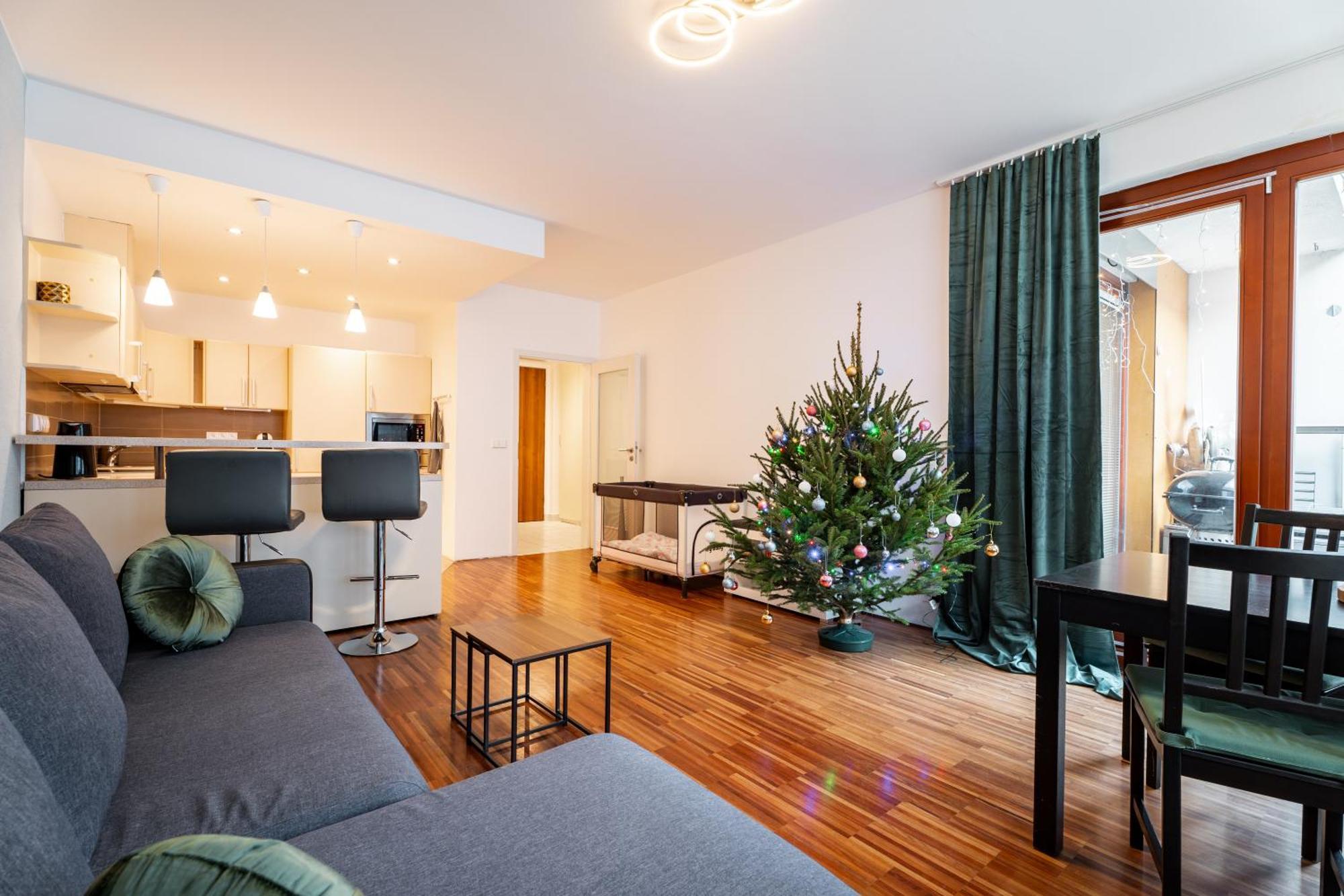 Auriapartments Karlin 2Kk S Terasou A Parkovanim Praha Bagian luar foto